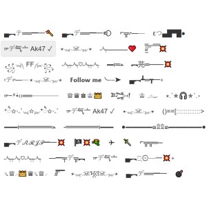 Kí tự đặc biệt Free Fire (FF)